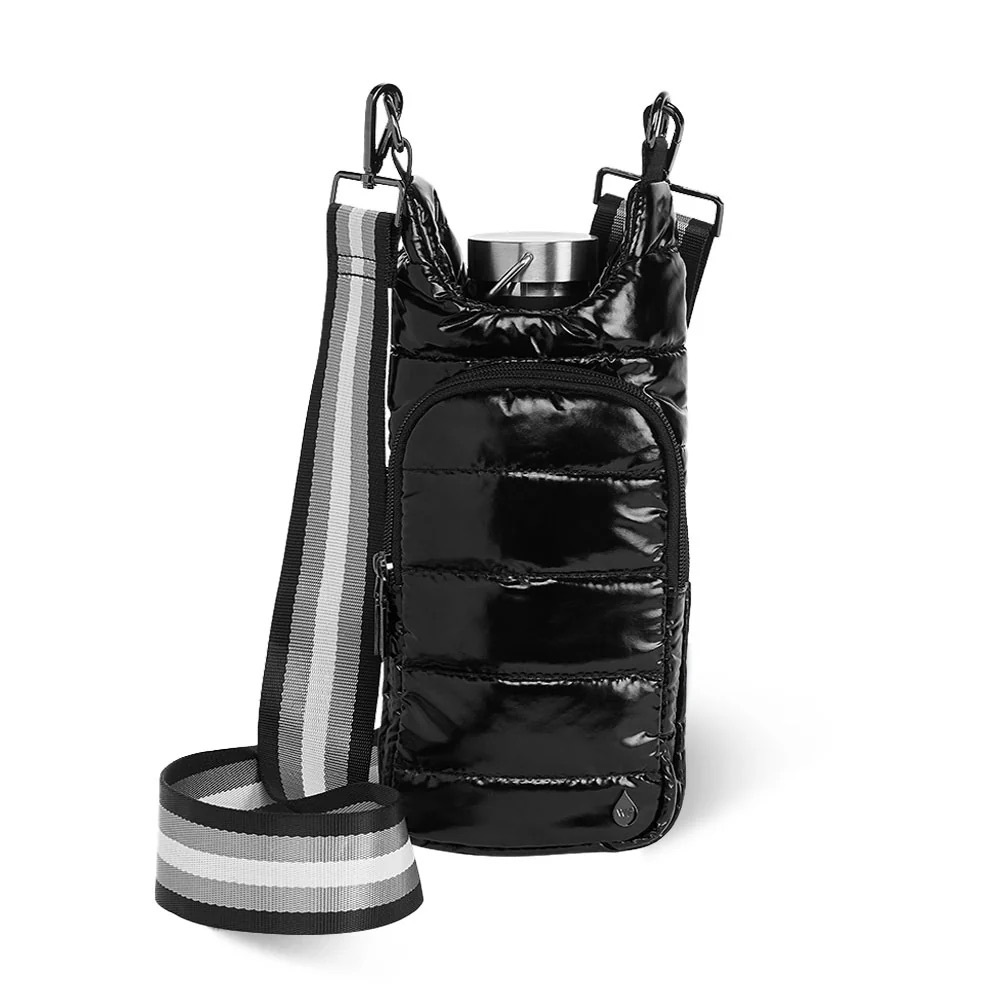 Wanderfull Black Quilted Crossbody Bag